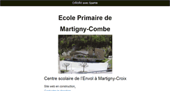 Desktop Screenshot of martigny-combe.ecolevs.ch