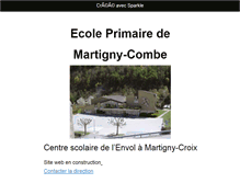 Tablet Screenshot of martigny-combe.ecolevs.ch